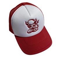 Devil Trucker Hat [Red/White]