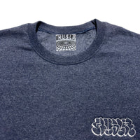 Throw Logo Sweater [Heather Navy]