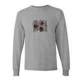 Roses & Barbed Wire Longsleeve Tee [Ash Grey]