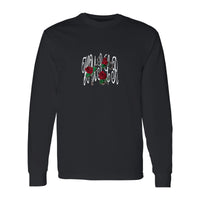 Roses & Barbed Wire Longsleeve Tee [Black]