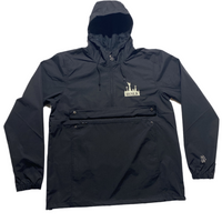 Grave Logo Quarter-Zip Jacket [Black]