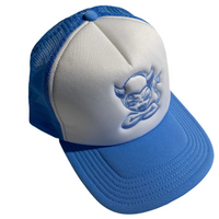 Devil Trucker Hat [Blue/White]