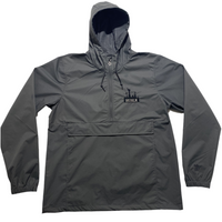 Grave Logo Quarter-Zip Jacket [Grey]