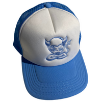 Devil Trucker Hat [Blue/White]