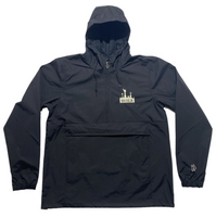 Grave Logo Quarter-Zip Jacket [Black]