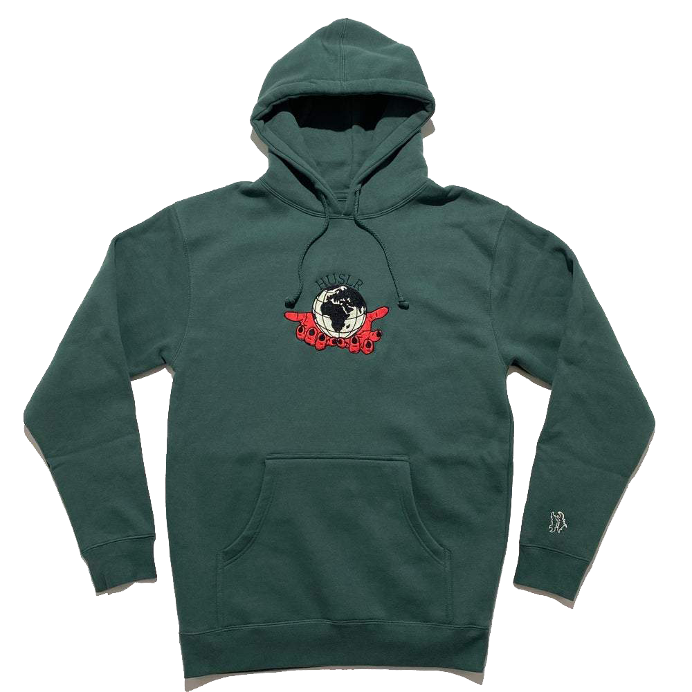 Globe Hoodie [Alpine Green] – HUSLR