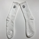 H Logo Socks [White]