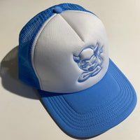 Devil Trucker Hat [Blue/White]
